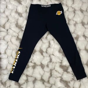 Womenss Lakers Nike Leggings